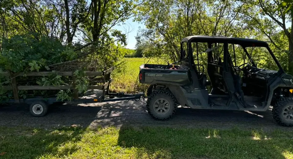 Photo of Chad C. Dutner, 49, of Wauconda's UTV. Chad was arrested at410 Barrington Road in Wauconda on Sunday.